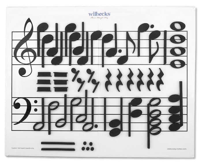 Notes & Rests notation for learning music theory concepts – Wilbecks