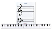 Piano keys used with the Student Staff Lapboard 