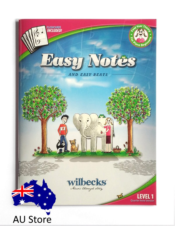 Easy Notes theory books and Easy Beats, by Wilbecks