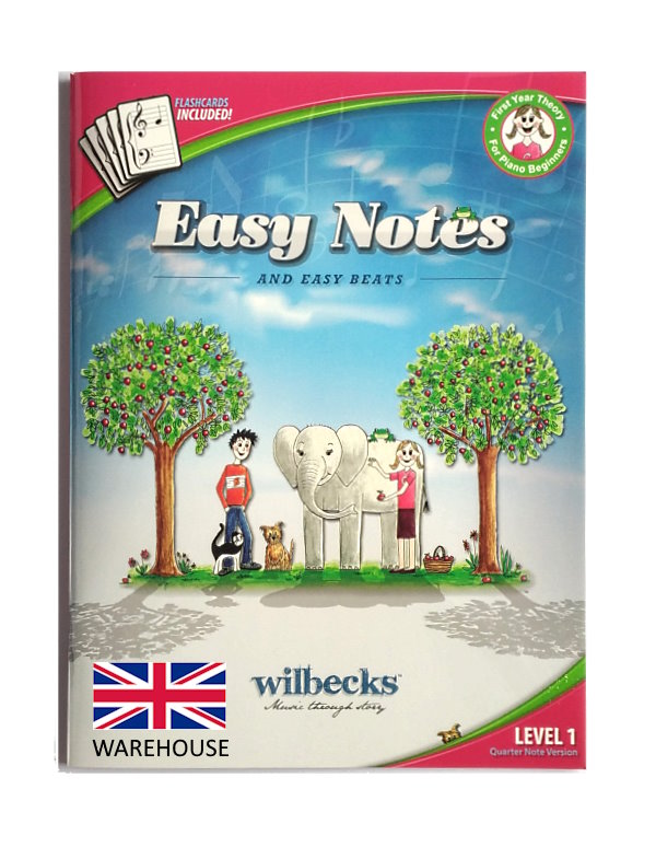 Easy Notes Learning Easy Notes Theory Book Level 1 - learn to read music notes – Wilbecks
