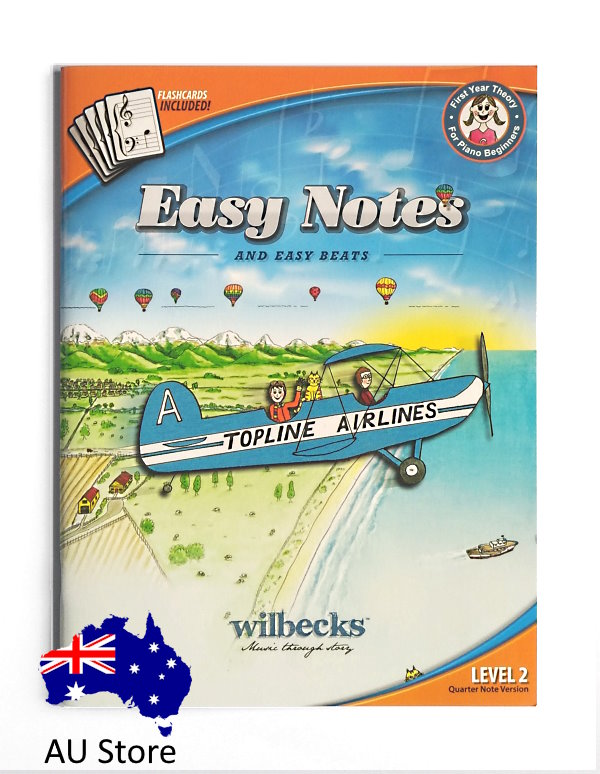 Easy Notes theory books and Easy Beats, by Wilbecks