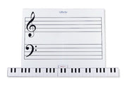 Piano keys used with the large staff board