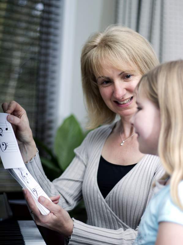 flashcards being used