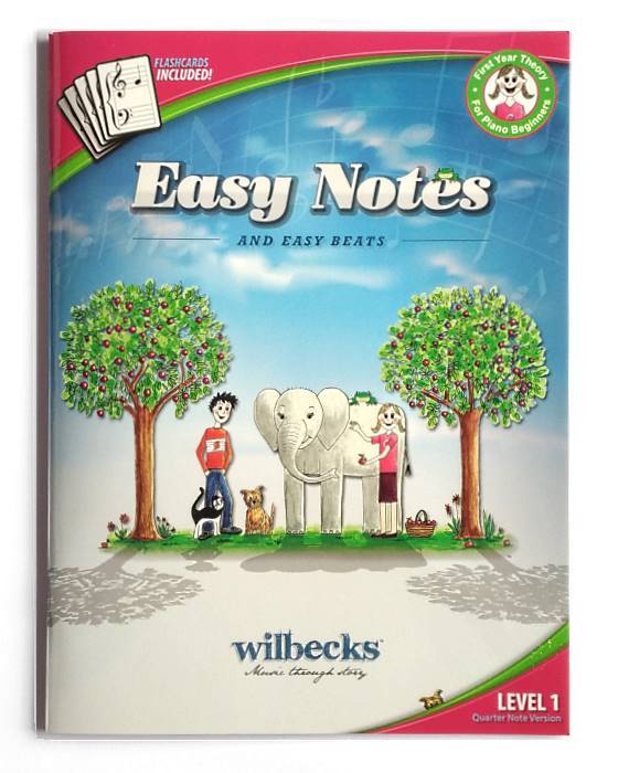 Easy Notes Theory Book Level 1 - learn to read music notes – Wilbecks