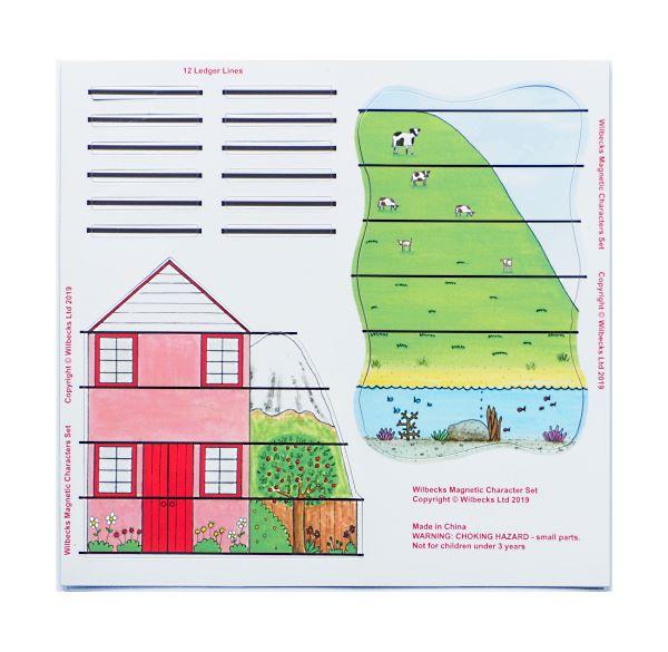 House and Farm Magnets for use on the Stave
