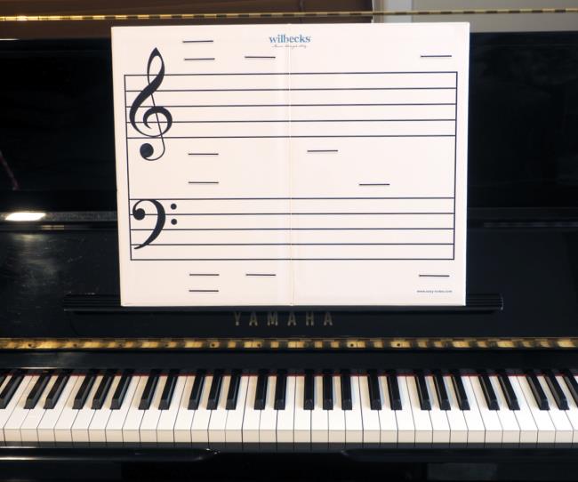 Ledger Lines in use on the Magnetic Stave